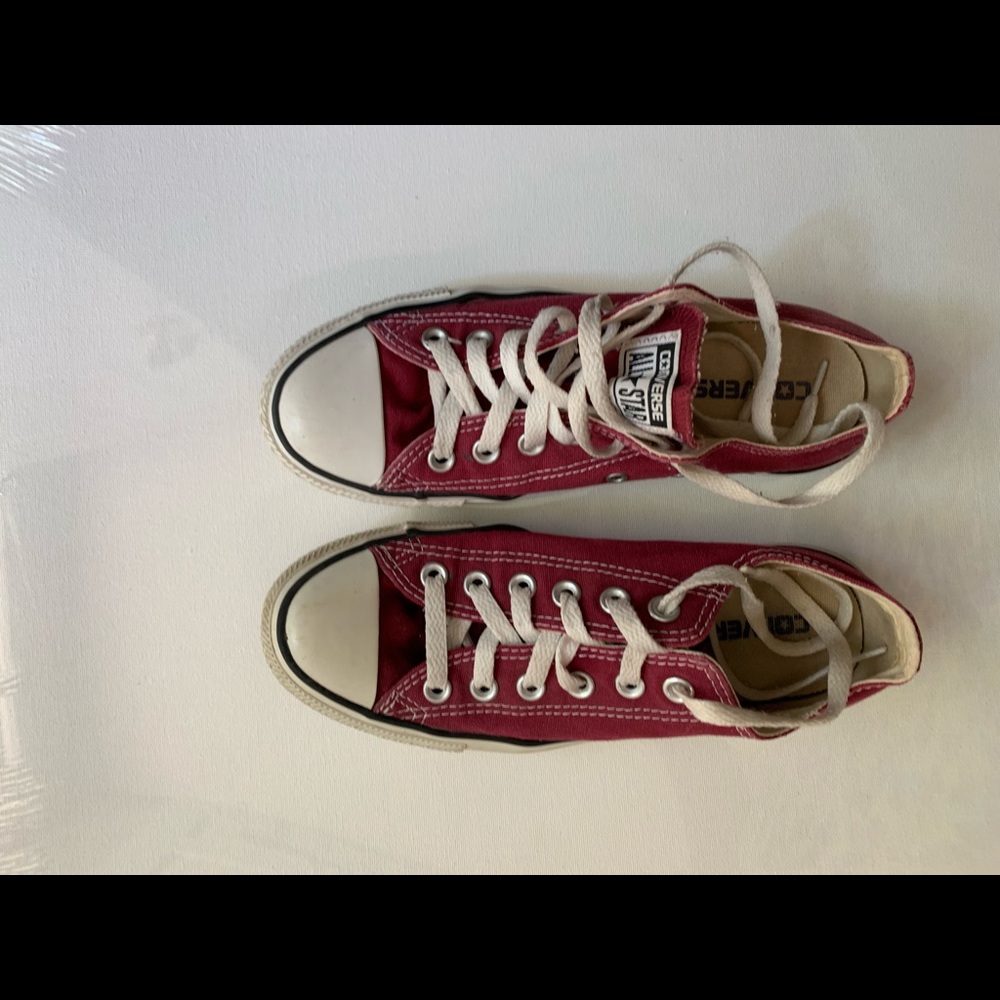 Maroon Converse